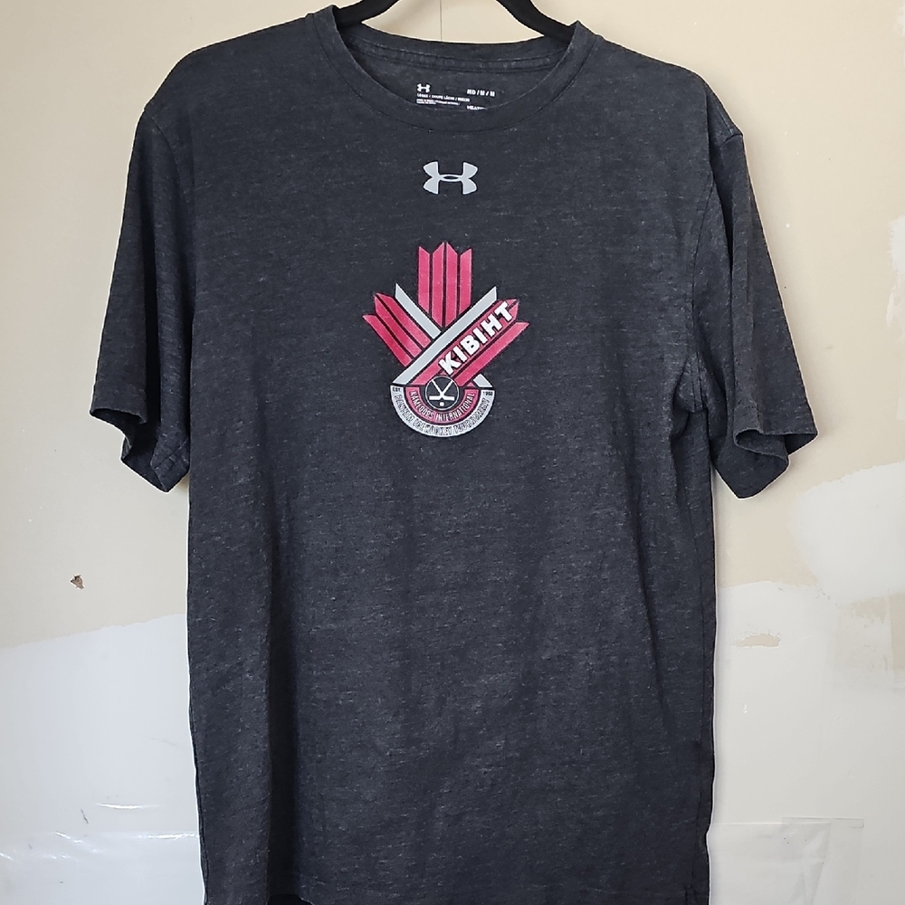 Under Armour Black Short Sleeve Tee with Graphic Design
